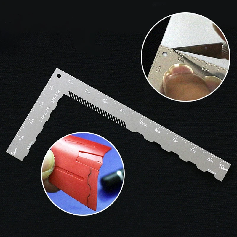 

Scale model kit making tools scribing template carving Engraving tool T-square For Gunpla part detailed remodeling customization