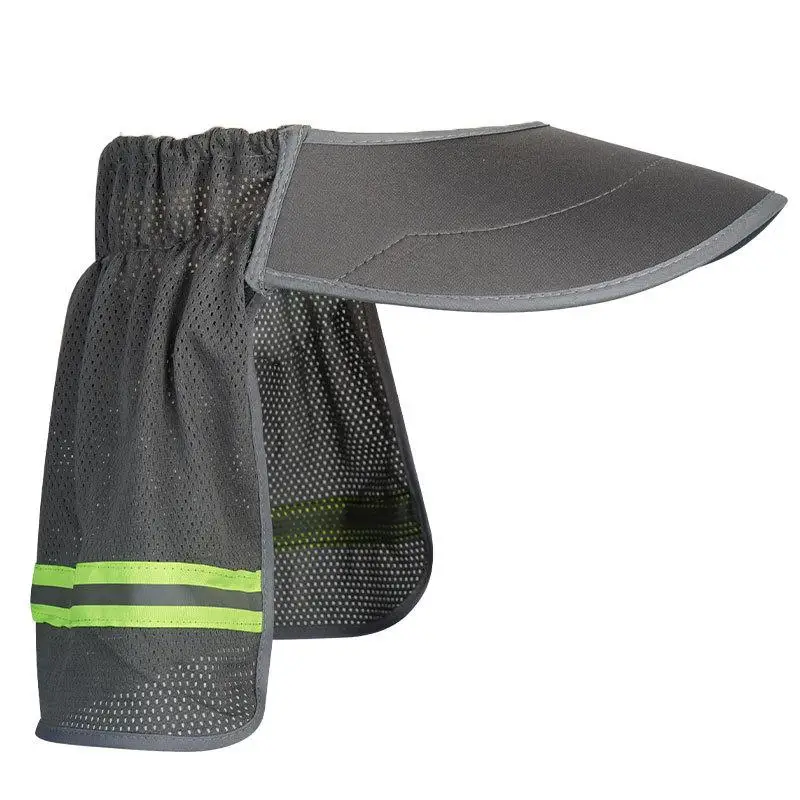 軽量メッシュバイザーサンシェード帽子安全保護シールド建設作業員アウトドアギア反射つばガード