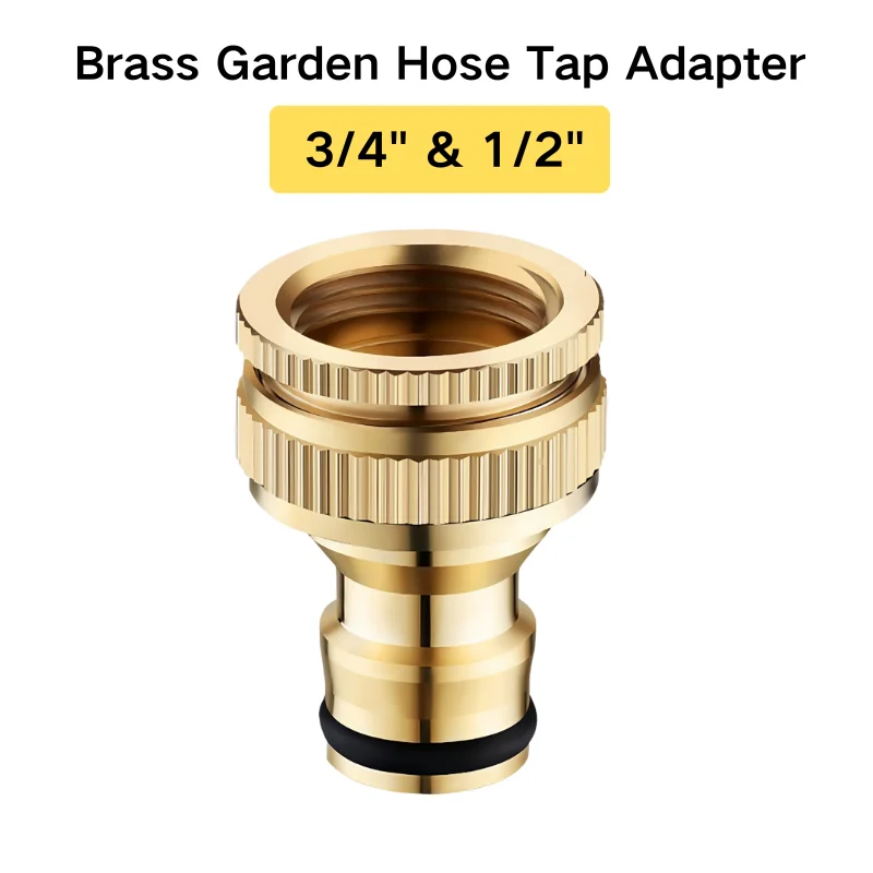 Brass Garden Hose Tap Adapter 3/4