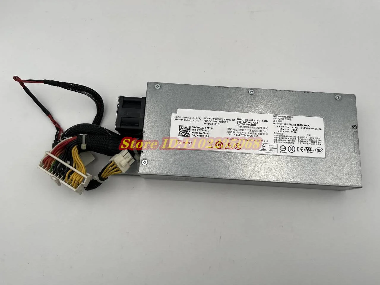 D480E-S0 DPS-480CB A UNTUK DELL R410 R415 Server Power Supply MAX480W