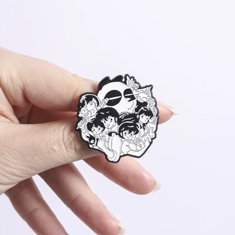 Cartoon character design Enamel Pin Anime peripheral sausage dog Brooch Jacket Lapel Badge Jewelry Gift For Friends
