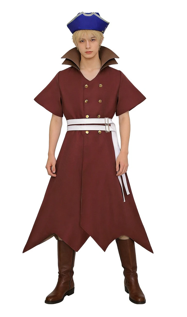 Disfraz de Cosplay del Personaje de Anime Dr. STONE Ryusui Nanami, Traje Completo con Sombrero, para Halloween, Carnaval, Fiestas y Juegos de Rol, AniMuse