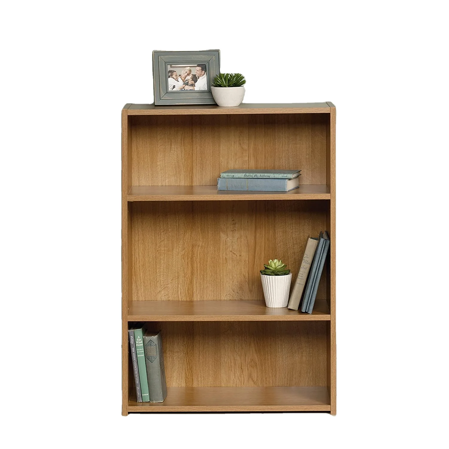 

Sauder Beginnings 3-Shelf Bookcase, Highland Oak Finish Obookcase