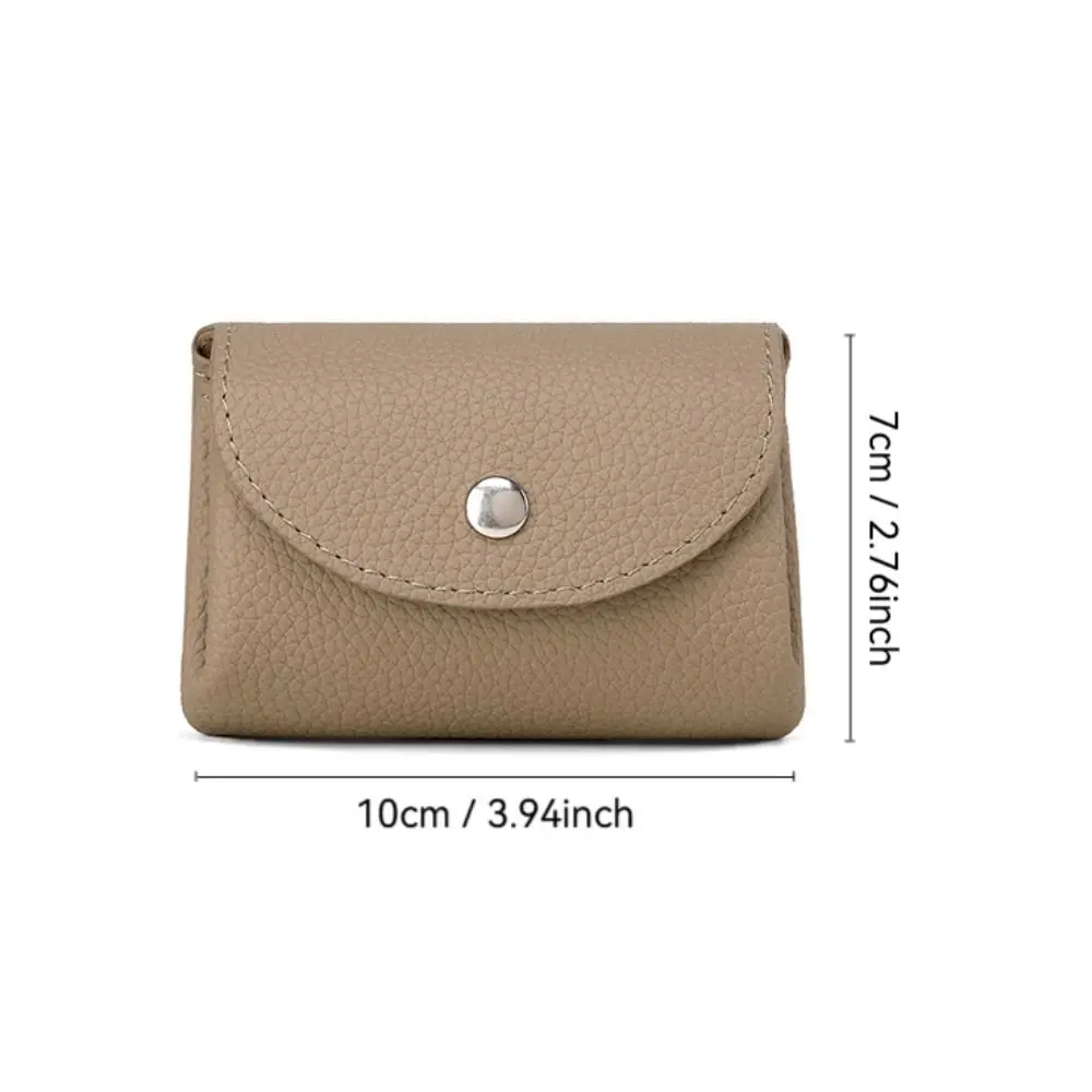 Mini portefeuille court en cuir PU pour femme, grande capacité, porte-monnaie, multicouche, sac d'argent léger, mode