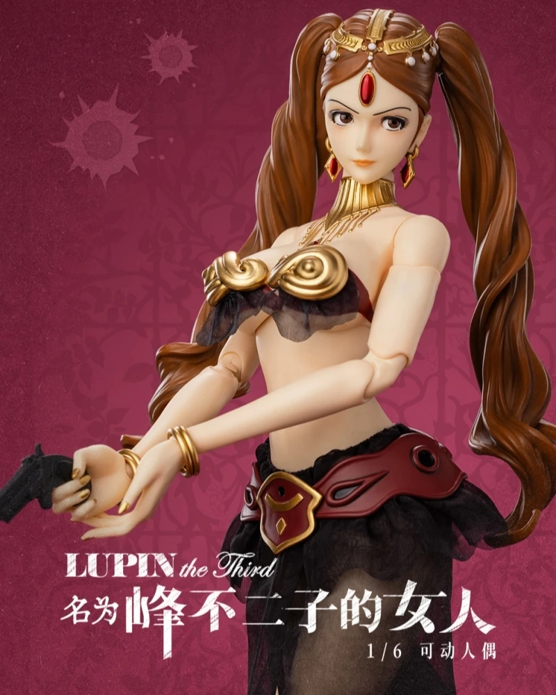 

GONG Mine Fujiko 1/6 Cloth Movable Action Figure Lupin The Third: The Woman Called Fujiko Mine 30cm Figure Peripheral Gifts
