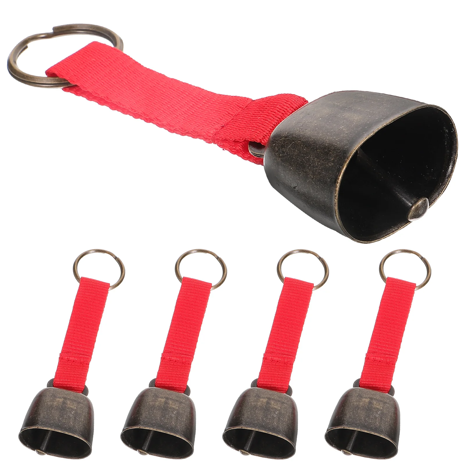 5 Pcs Backpack Outdoor Camping Bear Bell Ring Chime Single Speed Bike Pet