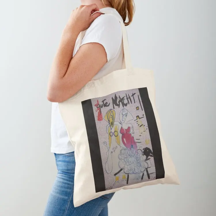 

Gute Nacht!! Tote Bag cloth bag woman bags for women Woman shopper bag tote men