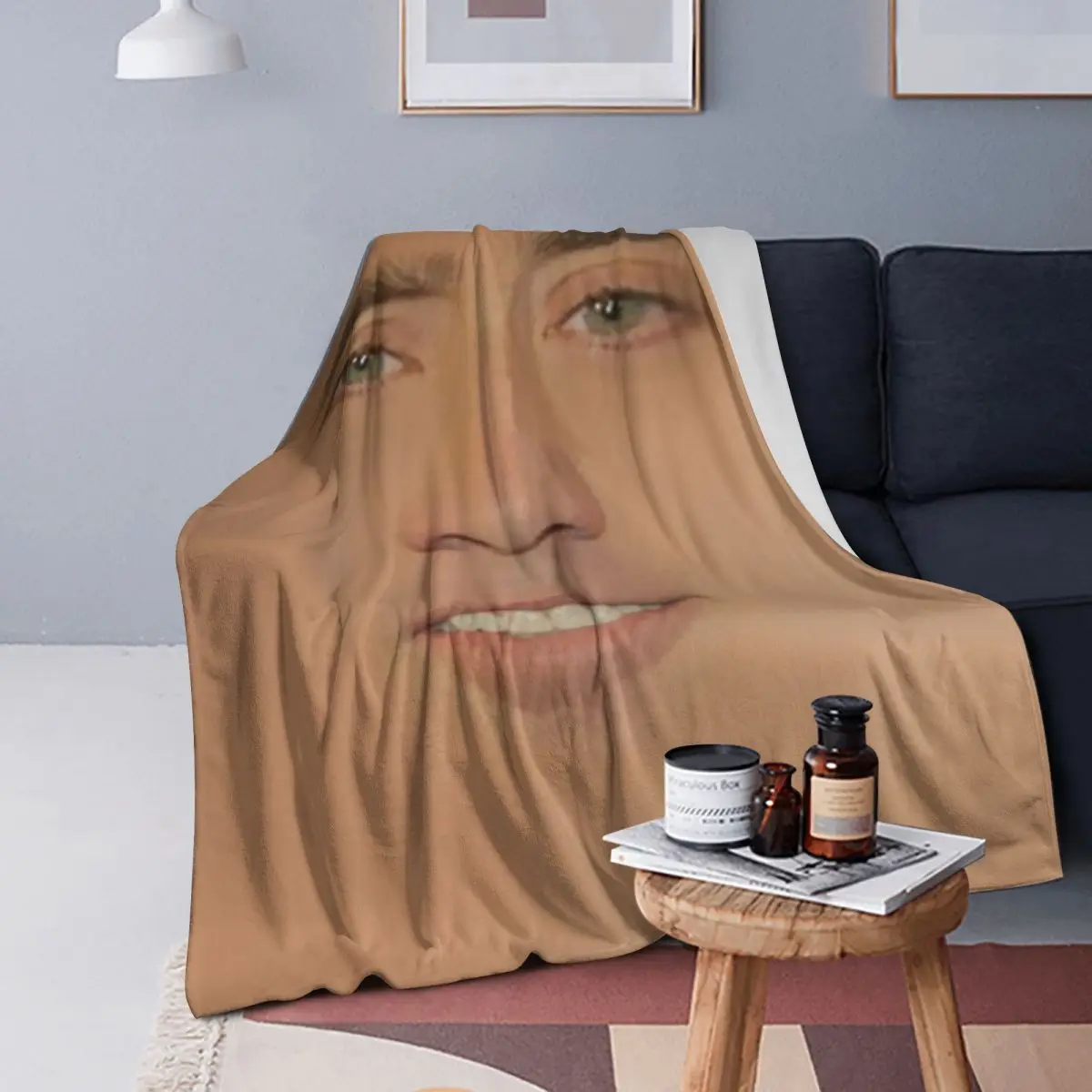 

Николас Кейдж гигантские одеяла для лица, мягкое теплое фланелевое одеяло, плюшевое одеяло для кровати, гостиной, пикника, путешествия, домашний диван