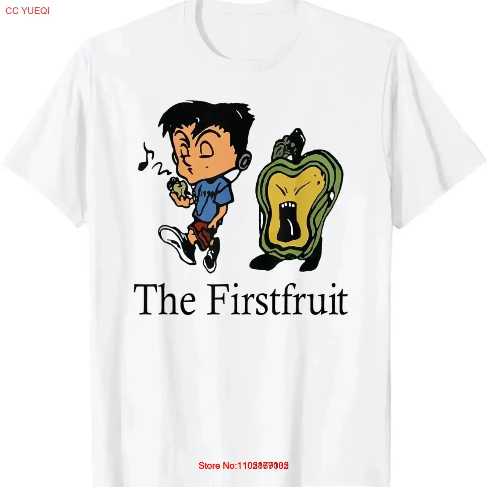 Firstfruit Mark 82 kpop trendy T Shirt vintage Washed graphic Versatile Casual streetwear fashion Stretched Stylish vintage