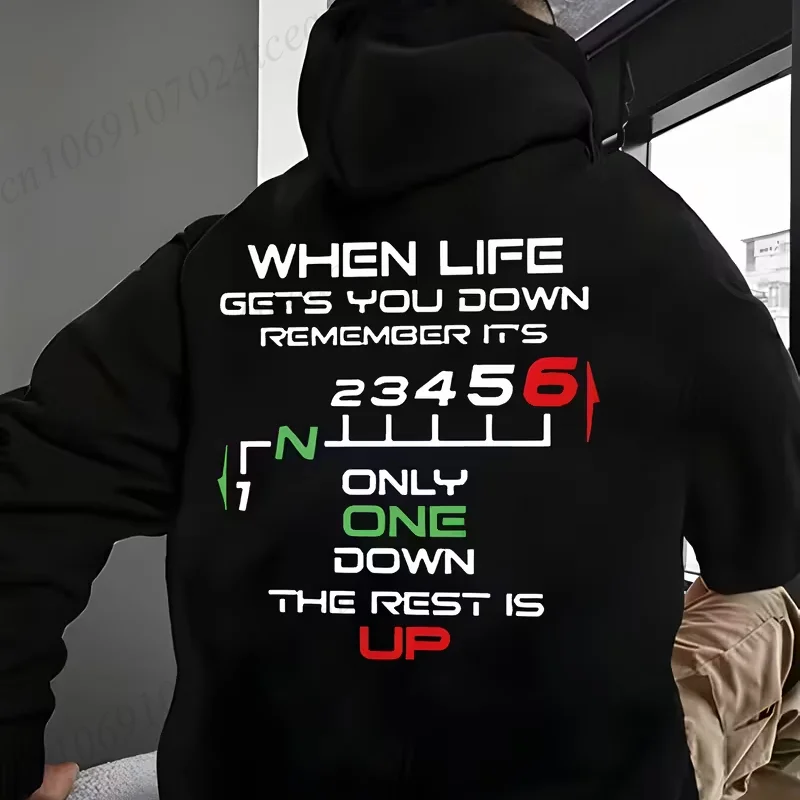 Electrobiker Velocidades Men's Hoodie Supermoto Hoodies Men Women Streetwear Pullover Harajuku Hoodies Motorcycle Gear Shift Top