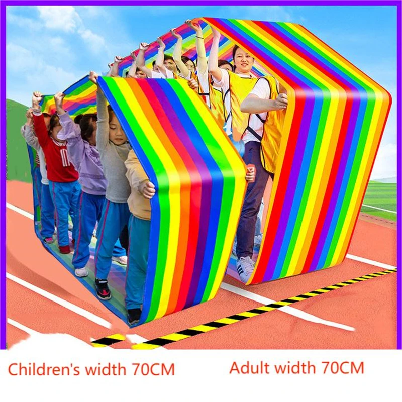 سجادة الجري أكسفورد القماش فريق بناء النشاط متعدد الأشخاص لعبة التعاون الشباب والكبار لعبة في الهواء الطلق لعبة رياضية للأطفال