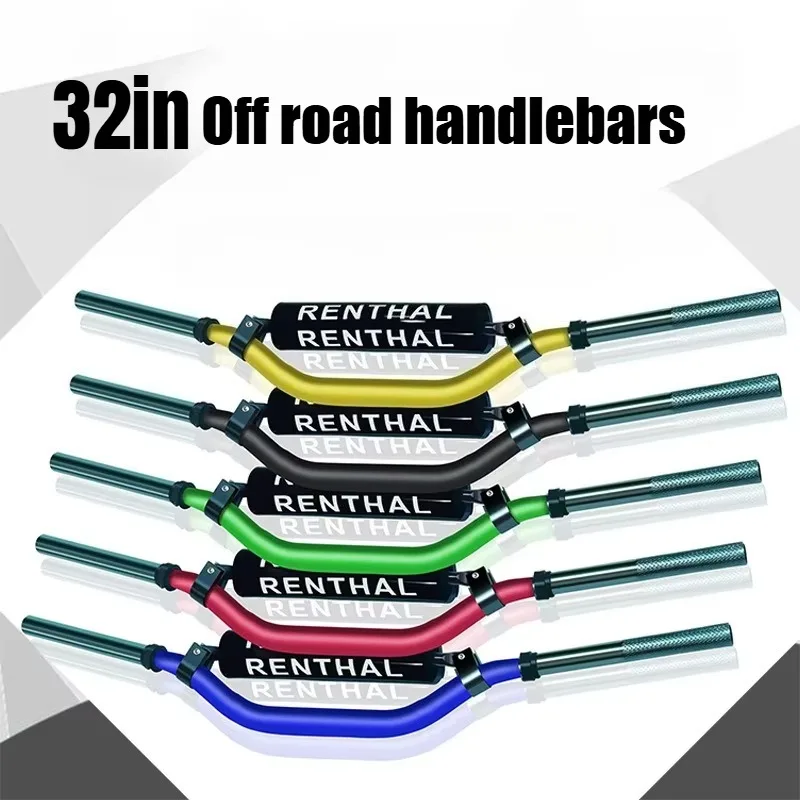 

Универсальный руль мотоцикла 32 дюйма, длинная толстая ручка для Ktm Honda RENTHAL Pack Bar Pit Pro Racing Dirt Pit Bike Мотокросс