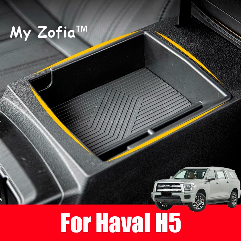 

For Haval H5 2023 2024 2025 Armrest Storage Box Center Console Organizer Armrest Hidden Storage Box Accessories