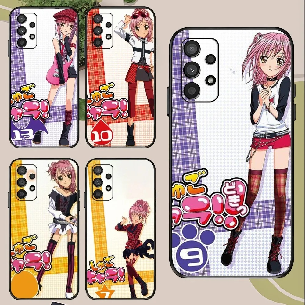 

Shugo Chara Phone Case For Samsung Galaxy A52 A12 A51 S21 Edge S22ULTRA S23 S24 Plus Ultra Black Cover