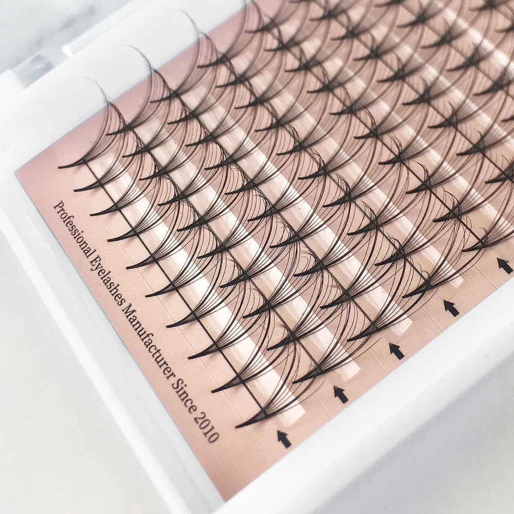 Fischschwanz-Cluster-Wimpern, Wispy-Fächerwimpern, 13D-V-Form, Wimpernverlängerung, vorgefertigte Volumenfächer, künstlicher Nerz, weiche falsche Wimpern, Phoenix