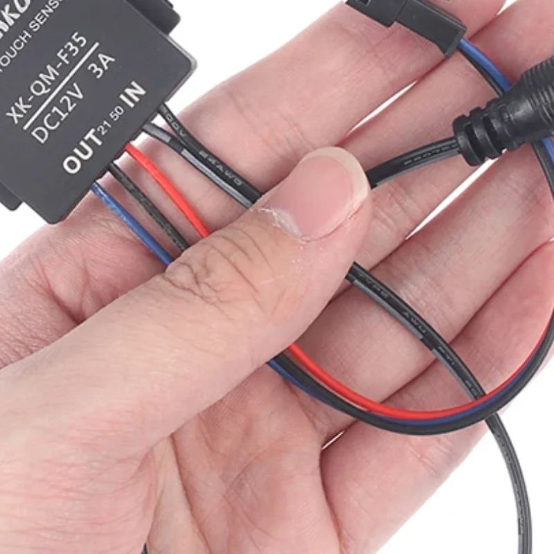 

1 шт., 12 В постоянного тока, 3 А, зеркальный переключатель для ванной комнаты, сенсорный переключатель для светодиодных зеркальных фар