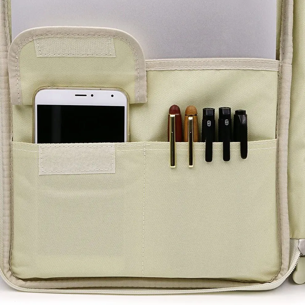 Multifunctional A4 Document Bag Combination Storage Bag Travel Bag Zipper Protective Case Suitable For Ipad, Notebook