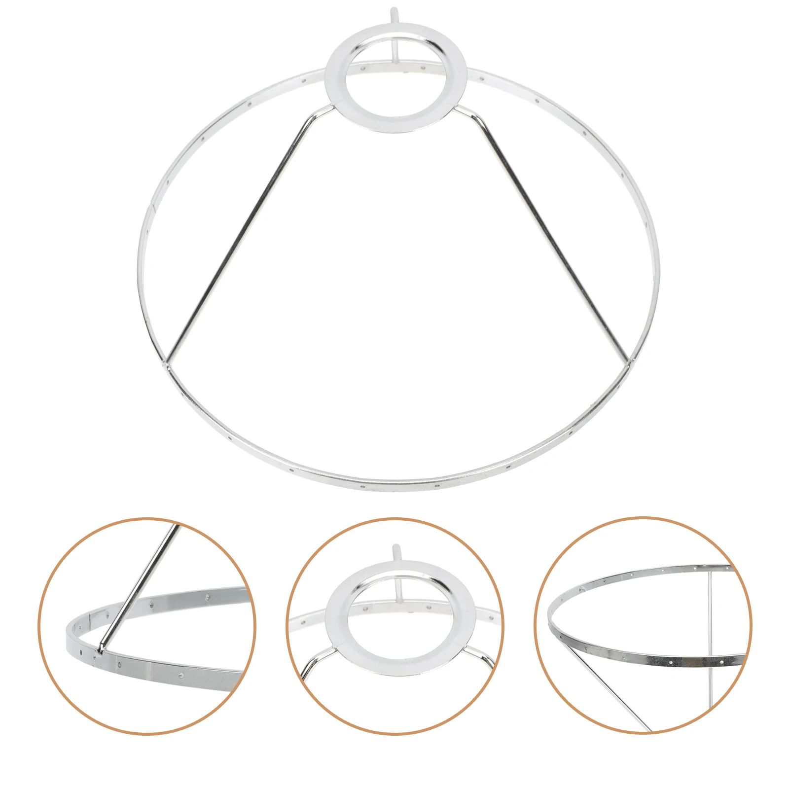 

Sturdy Iron Lamp Frame Accessory Simple Diy Light Bracket Replacement For Table Lamp Ceiling Light Shade Durable Anti Rust