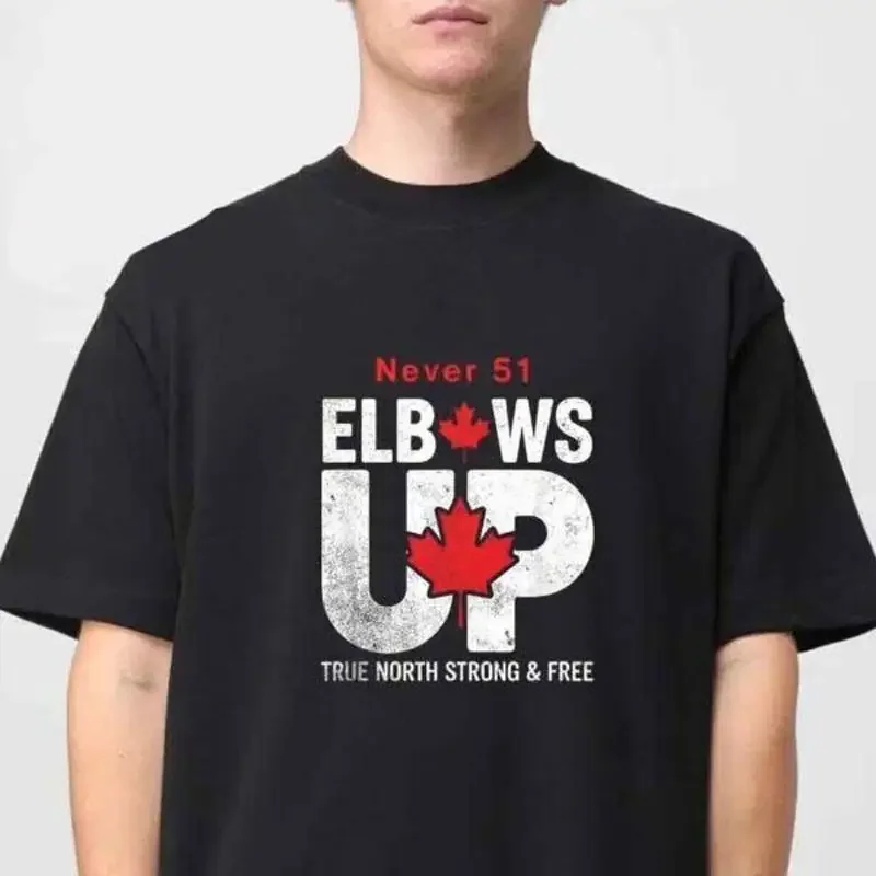 Elbows Up Canada True North Strong And Free Classic T Shirt Gift All Size S 4XL