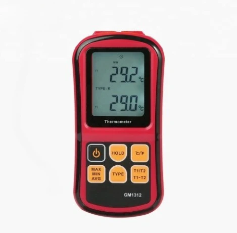 Digital High Precision Temperature Meter Industrial Contact Probe Sensor for Food Kitchen BBQ Liquid GM1312