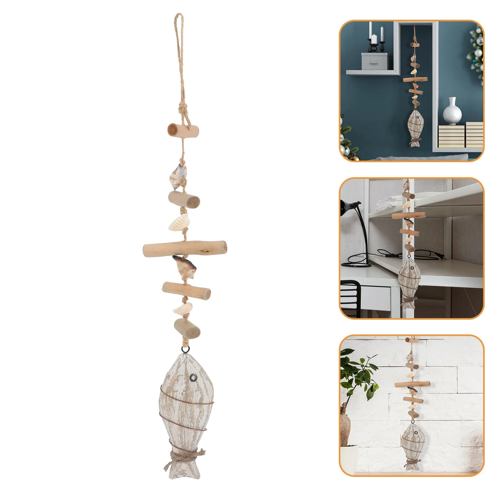 

Nautical Style Wooden Fish Decoration Wall Hanging Home Decor Nautical Theme Party Beach Restaurant Fish Wall Decor