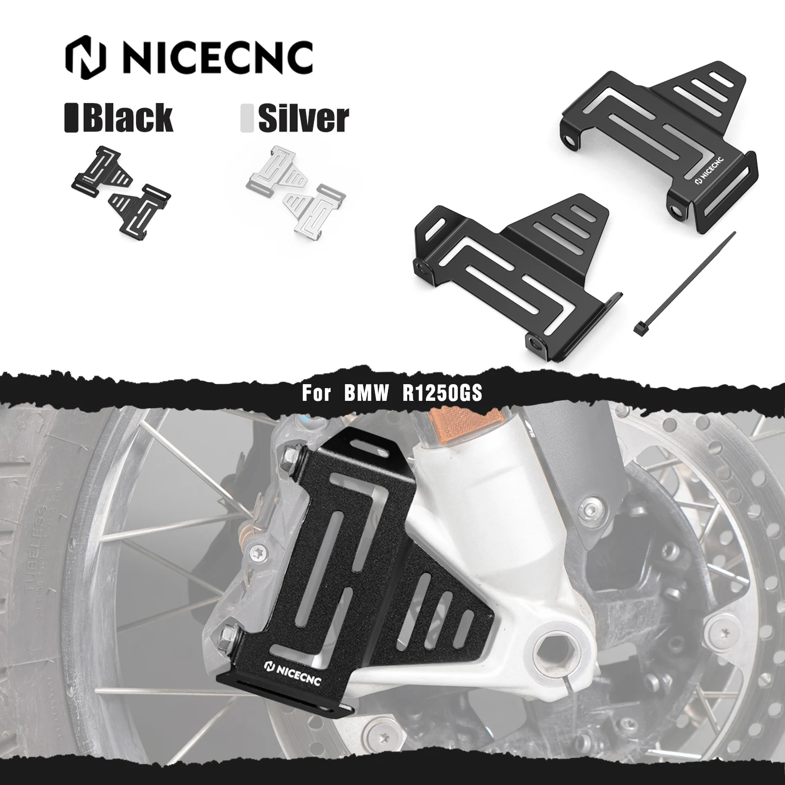 

Front Brake Caliper Guard For BMW R1200GS R1200GS Adventure 2013-2018 R1250GS R1250GS 2019-2023 2022 2021 20 Adventure 2019-2024