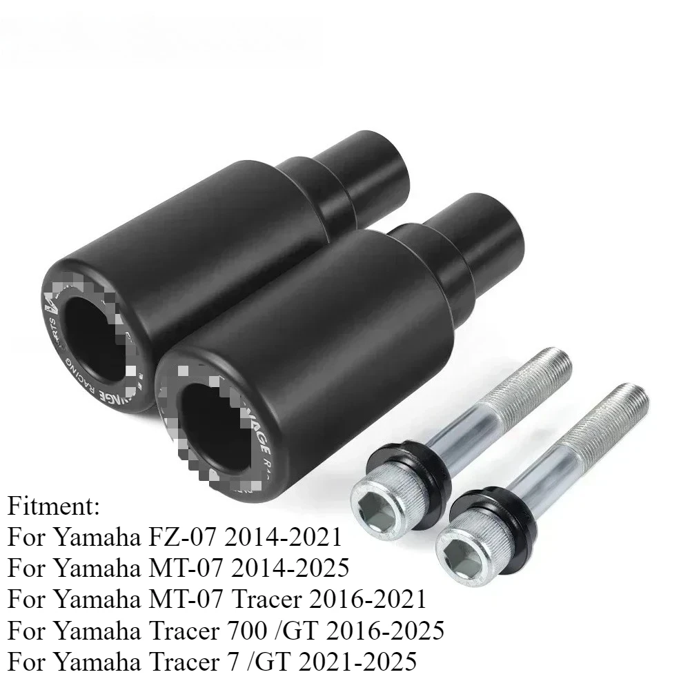 

Frame Sliders Crash Protector For YAMAHA Tracer 700/GT MT-07 MT07 FZ07 2014-2025 Motorcycle Accessories Falling Protection Pad