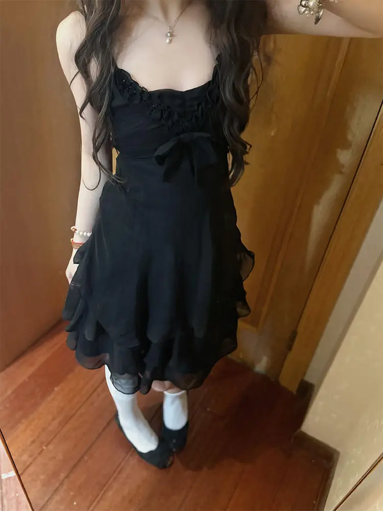 

Новая женская короткая юбка Hebe Sle Bla Strapl Dr из полиэстера с кружевной отделкой и утяжкой на талии, коллекция Лето 2025