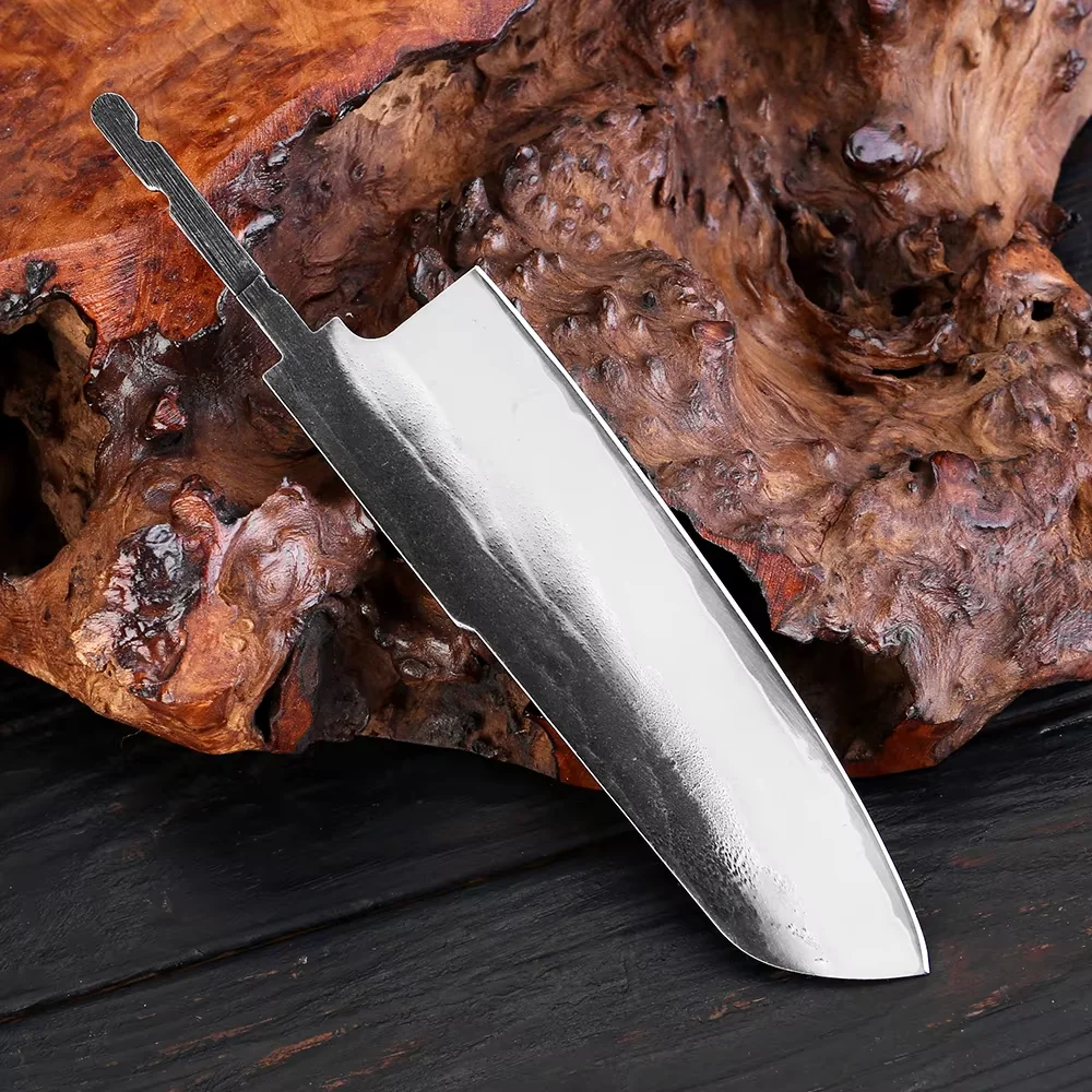 المطبخ سانتوكو سكين فارغة اليدوية مزورة 3-layer مركب الصلب سكين التقشير حاد صنع لتقوم بها بنفسك شفرة سكين أدوات المواد