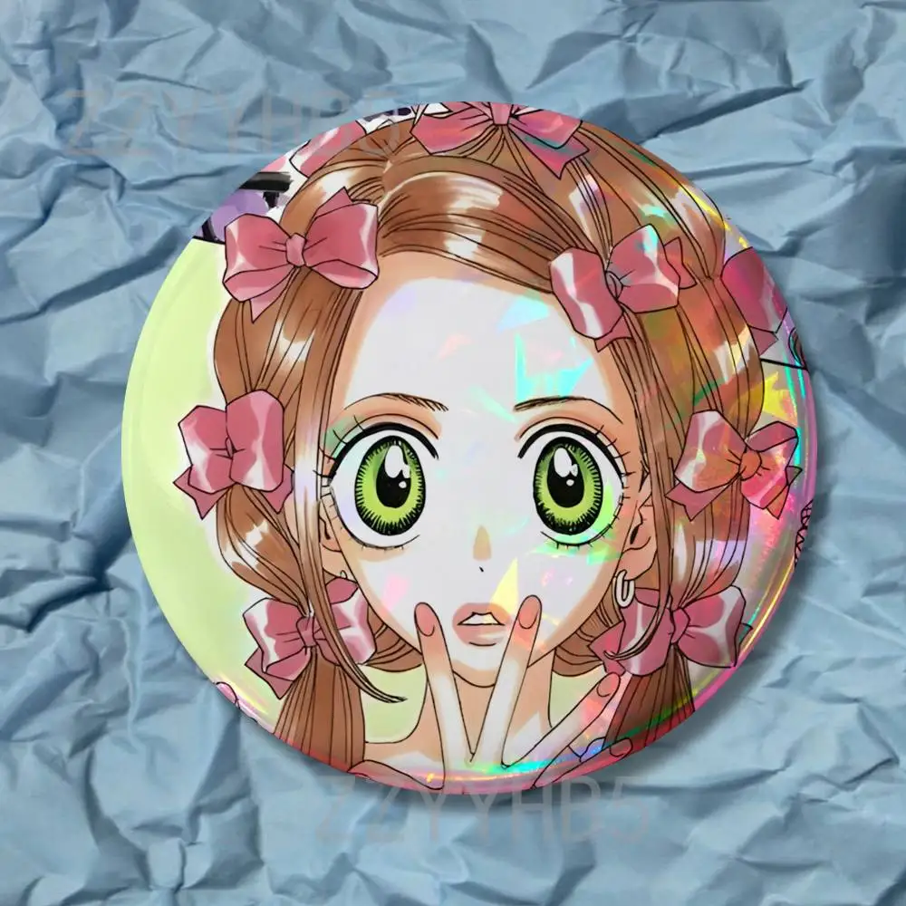 S-Sugar Sugar Rune Meme Coin Badges Tinplate Round Brooch Custom Anime Role Enamel Pins Gifts for Fans Friends