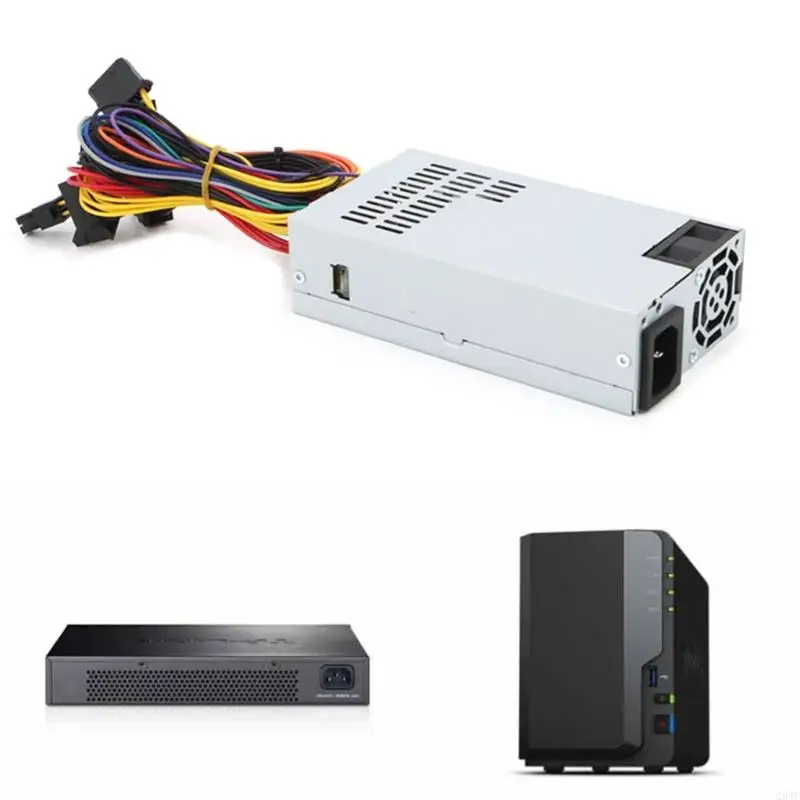 Q5WF 220V Computer for Case Mini ATX Motherboard Small 1U Power Supply Gaming PC Chassis for Case Power for Home Office