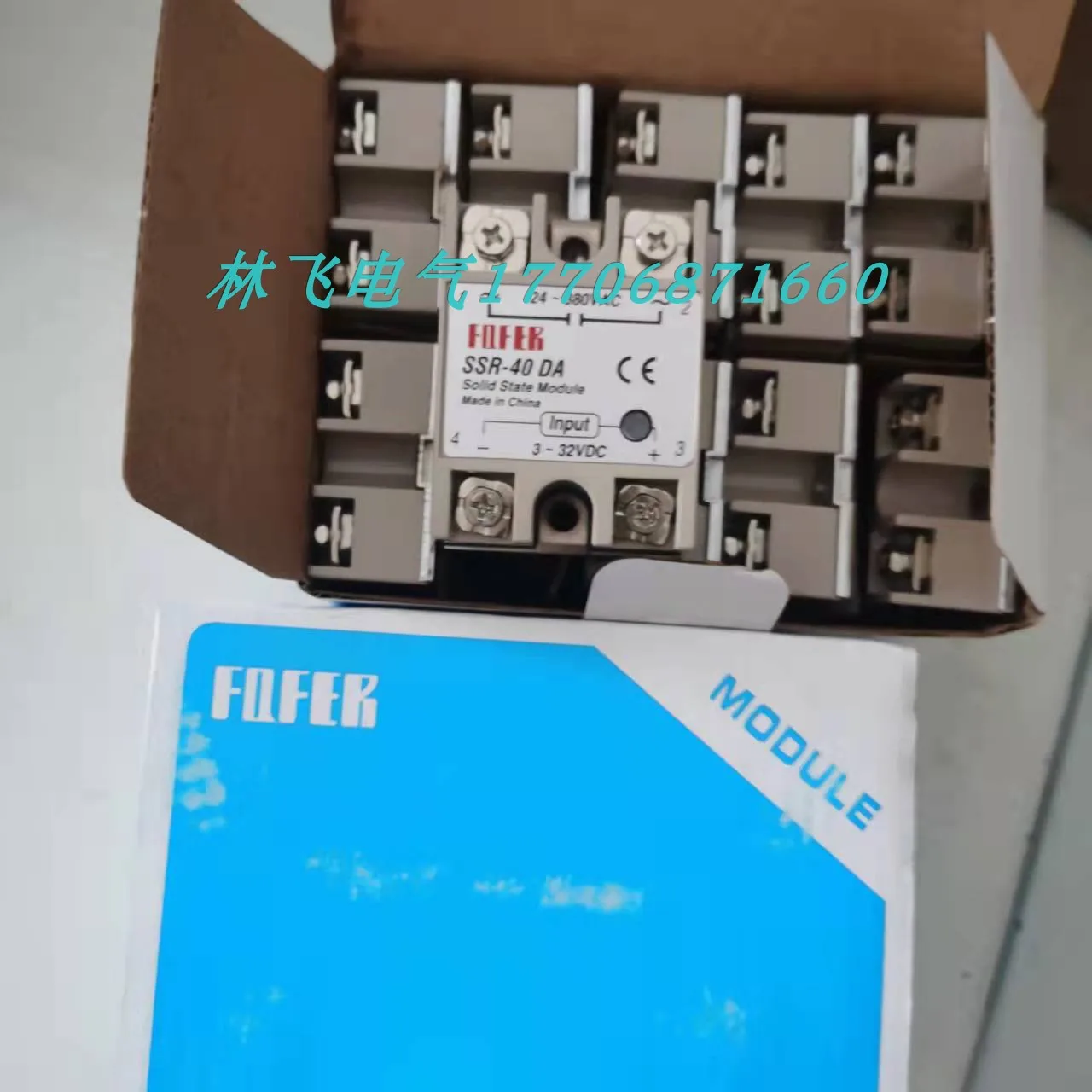 Single phase solid-state relay module SSR-10DA