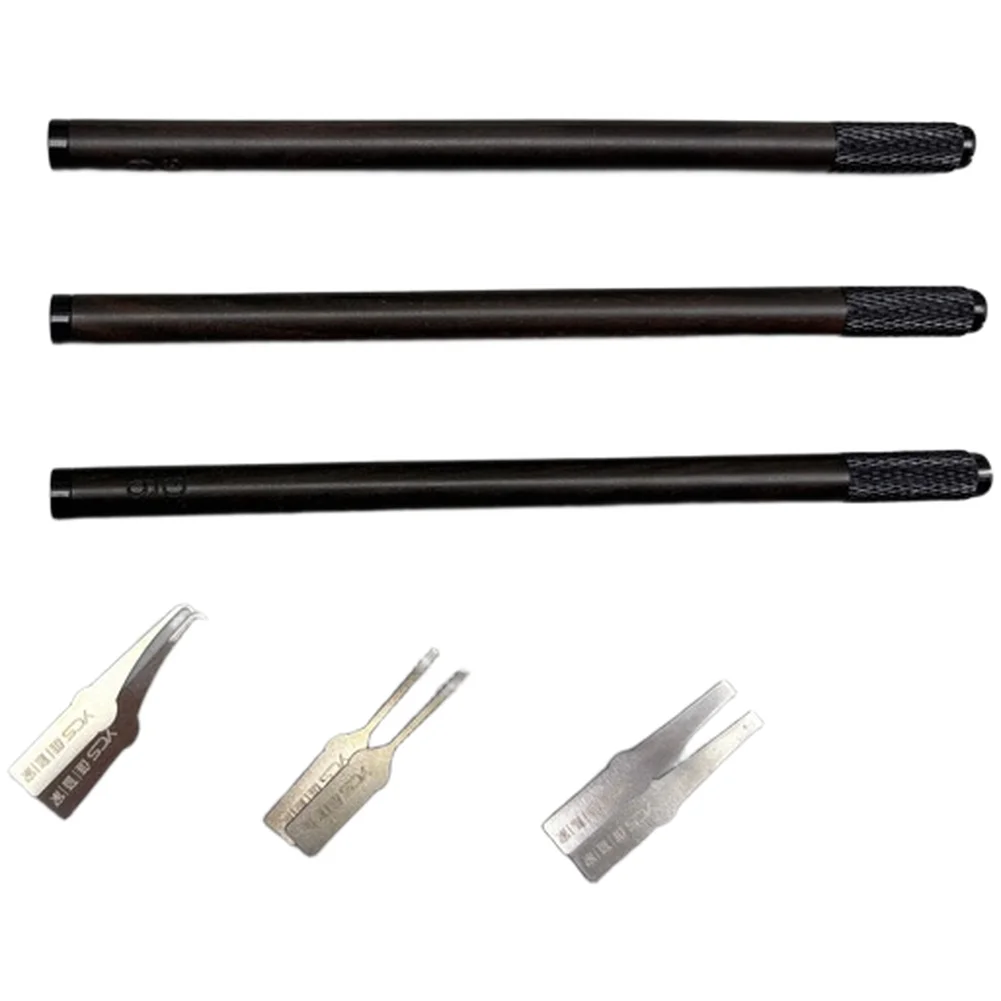 

Набор инструментов для ремонта микросхем: 3 рукоятки, 6 лезвий, нескользящая текстурированная рукоятка, легкий ремонтный инструмент с лезвиями