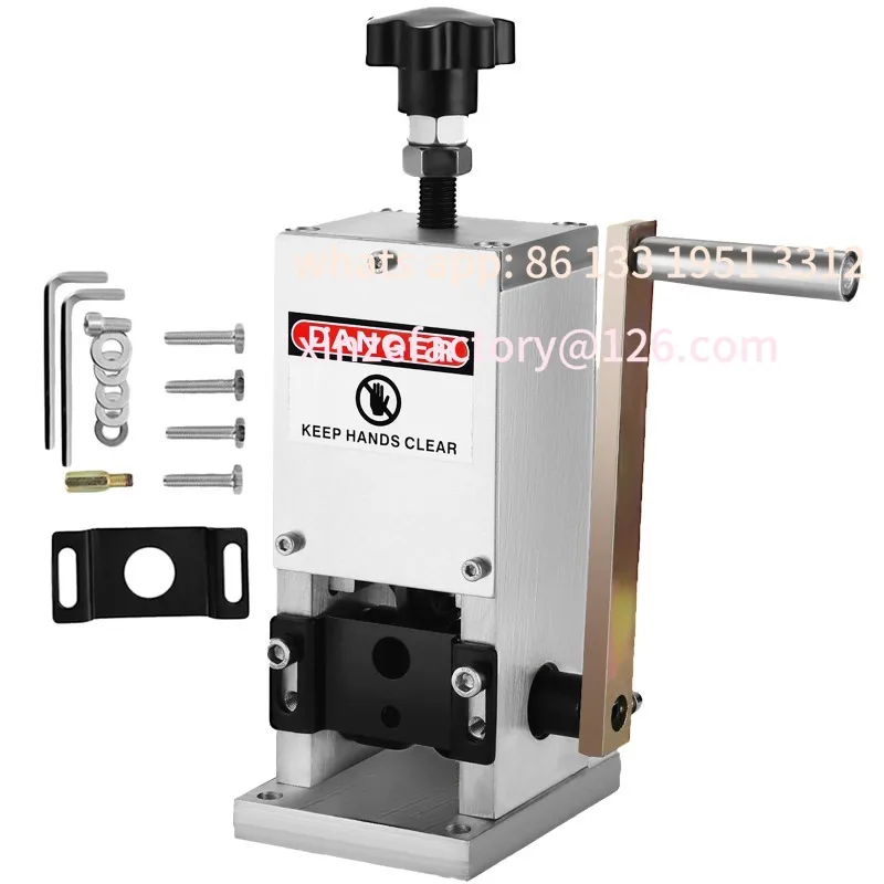 Customizable Hand Crank Portable Tool Aluminum Construction for Scrap Coppe SucceBuy Manual Wire Stripping Machine 1.5 - 25 mm
