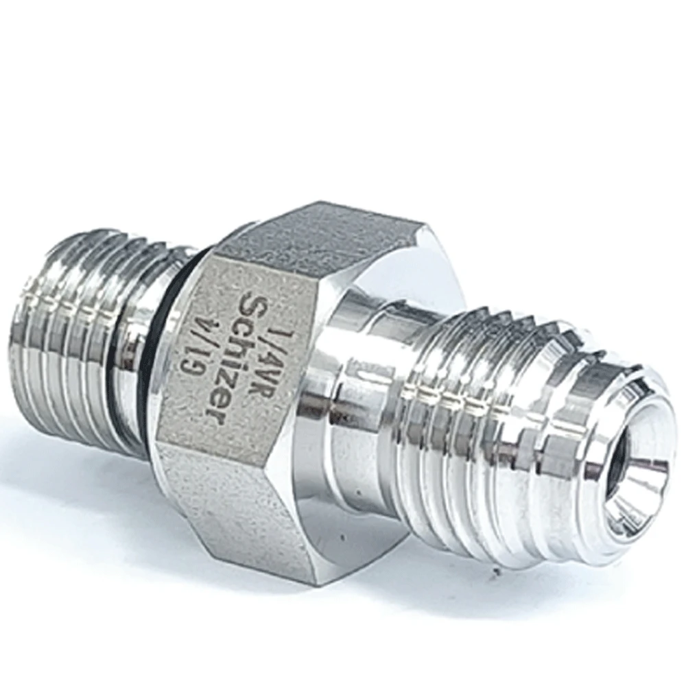 

1/8" 1/4" 3/8" BSPP Male To 1/4" VCR Male Nipple SUS316L Stainless Steel Pipe Fitting Coupler Adatper Connector