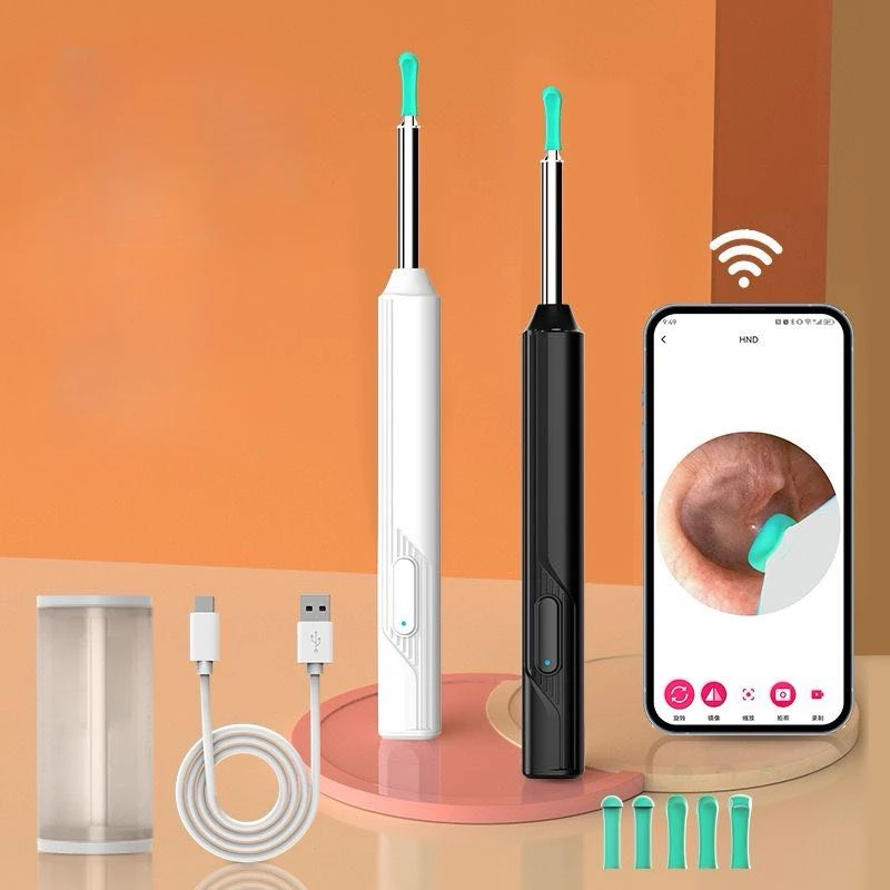 Xiaomi Smart Visual Ear Sticks Otoscope Ear Cleaner High Precision Ear Wax Removal Tool Mini Camera Removal  Health Care Tools