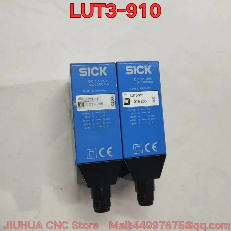 

Функциональный тест б/у люминесцентного датчика LUT3-910 нормально.