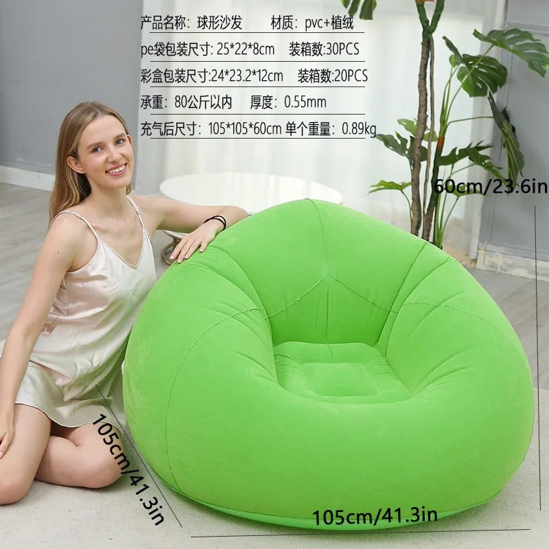 Lounge Chair Inflatable Stool Inflatable Outdoor Portable Inflatable Transparent Person's Outdoor Furniture Opblaasbaar ZYCQSF