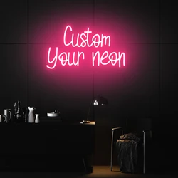 Insegne al Neon personalizzate decorazione della parete della lettera della luce personalizzata Neon Led flessibile natale compleanno decorazione della stanza delle nozze Neon personalizzato