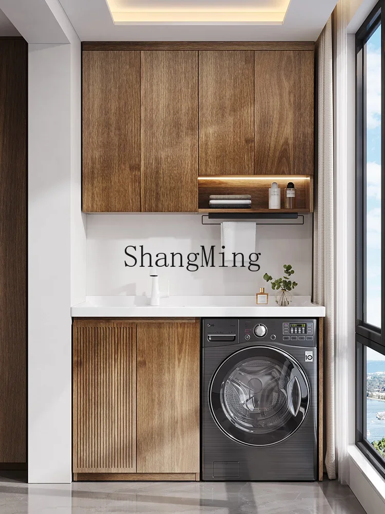 Picture 6: FG household stainless steel honeycomb aluminum laundry balcony integrated cabinet roller cabinet combination