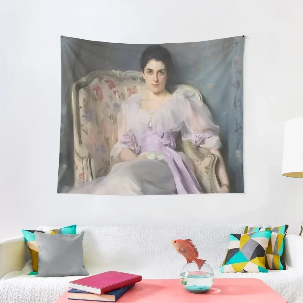 Lady Agnew Of Lochnaw - John Singer Sargent Tapestry Decorative Wall Murals Wallpapers Home Decor On The Wall Tapestry