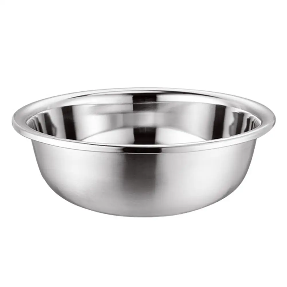 

Stainless Steel Basin 304 Soup Bowl Home Tableware Kitchen Sink Practical Salad Laundry Container Vegetable Washing