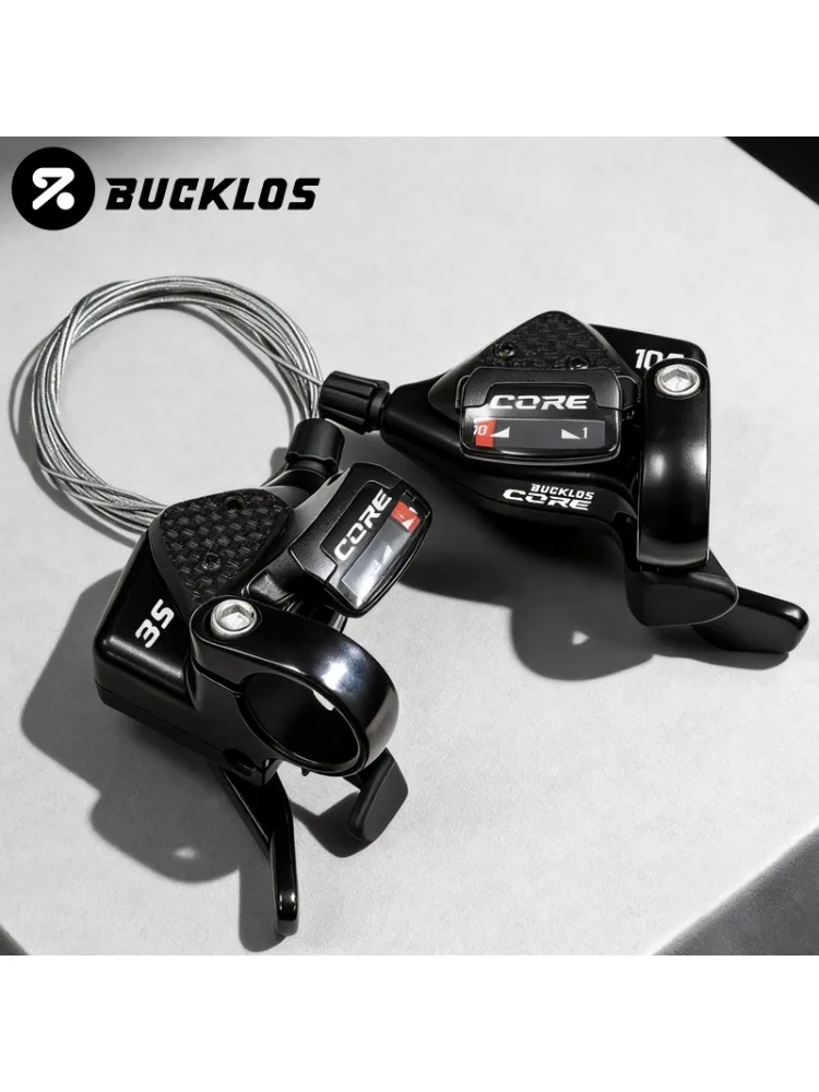 AliExpress BUCKLOS 3x10S Bicycle Shifter Lever 3x8S 3x9S Mountain Bike Trigger Shifter Set 3x8/9/10S MTB Gear Shifter Lever Bicycle Parts