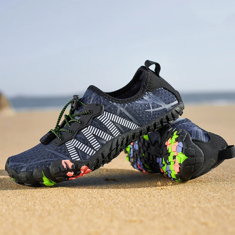 

New Men Aqua Shoes Water Swimming Shoes Women Sneakers Boys Child Barefoot Shoes Beach Sandals Quick-Dry River Sea Diving Gym