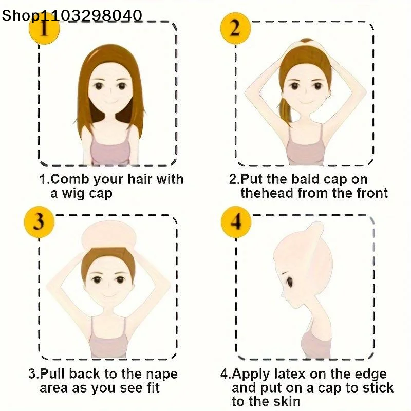 Realistic Latex Bald Cap Seamless Natural Comfortable Lightweight for Cosplay Halloween Role Play Makeup