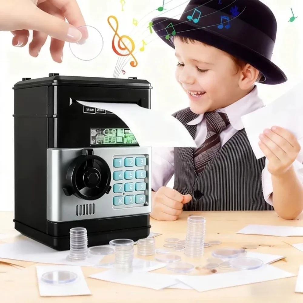 Elektronisch slot Elektronische geldkluis voor kinderen Digitaal toetsenbord Wachtwoordbescherming Kinderen Spaarpot LED-display