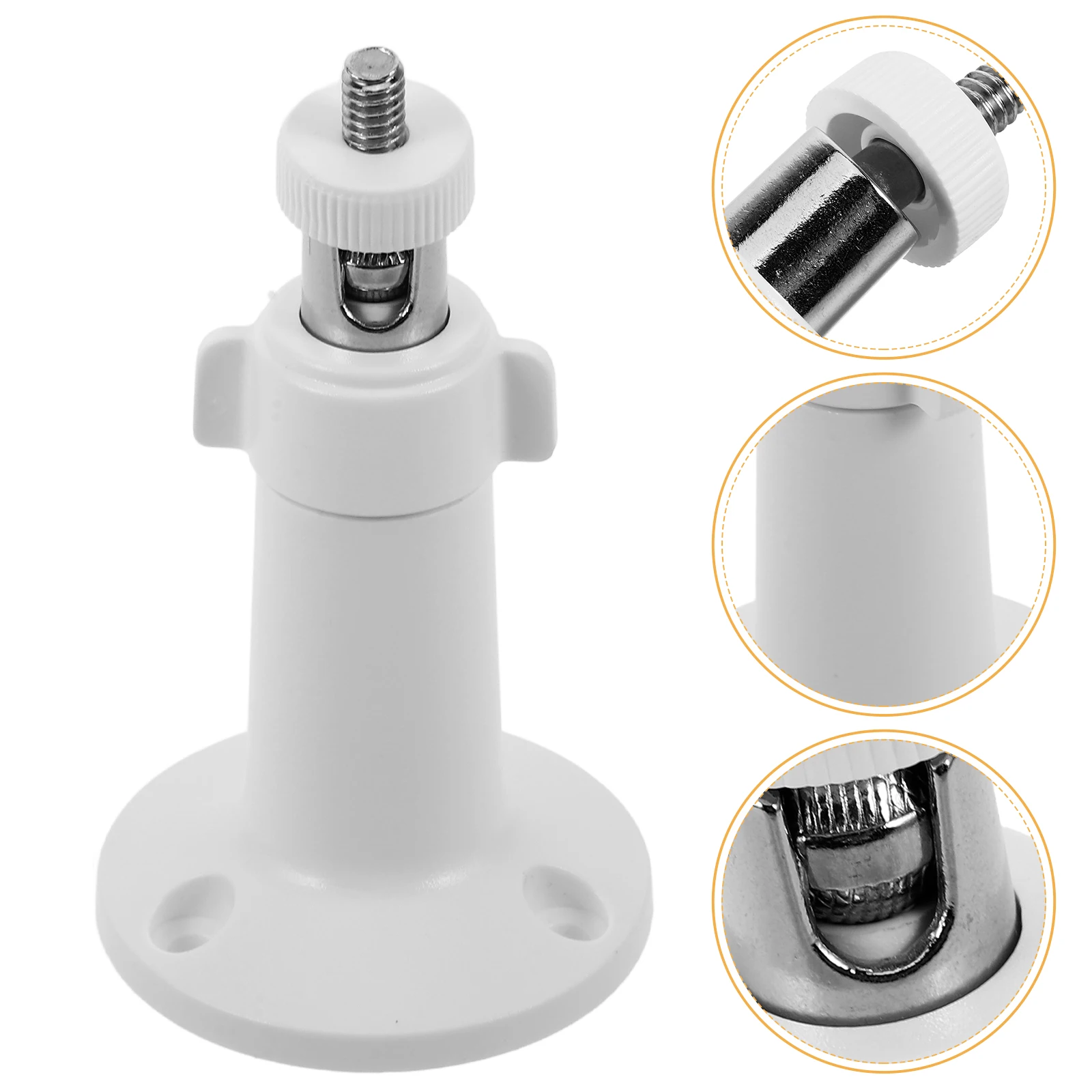 

Solar Powered Bracket Sturdy Wall Mount Floating Shelf Universal Angle Adjustment Outdoor Yacht Rv Durable Plastic Support Easy