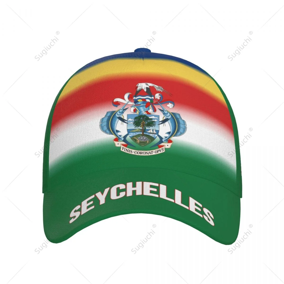 Unisex Baseball Cap Hat Seychelles Flag Gradient Color 3D Printing for Tennis Outdoor Bike Bicycle Golf Baseball Sports Fans