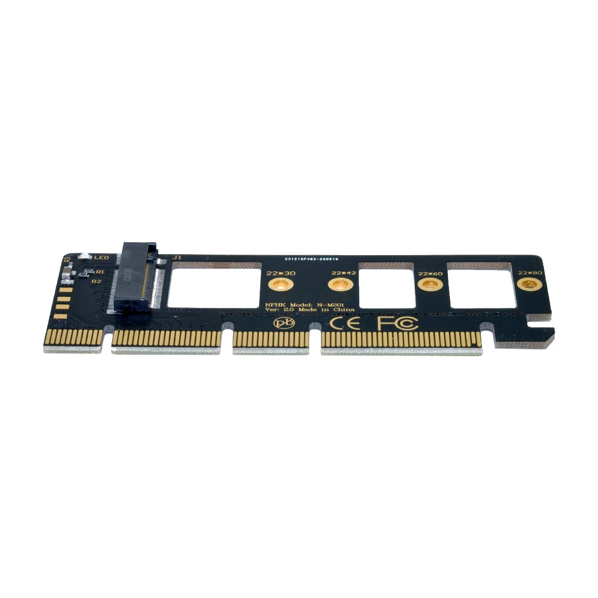 Xiwai CY NGFF M-key NVME M.2 SSD to PCI-E Express 3.0 16x X4 Adapter without Bracket