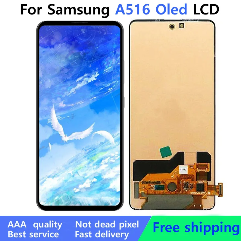 

LCD Touch Screen Digitizer Assembly For Samsung A51 5G, A516 LCD,100% Tested, A516, A516F Display